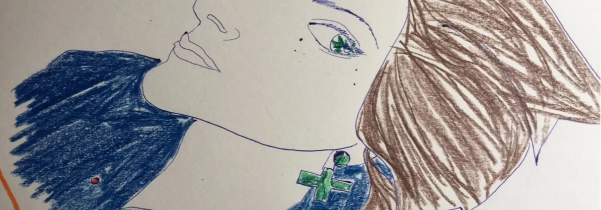 Dibujo de la cara de Gemma Deza
